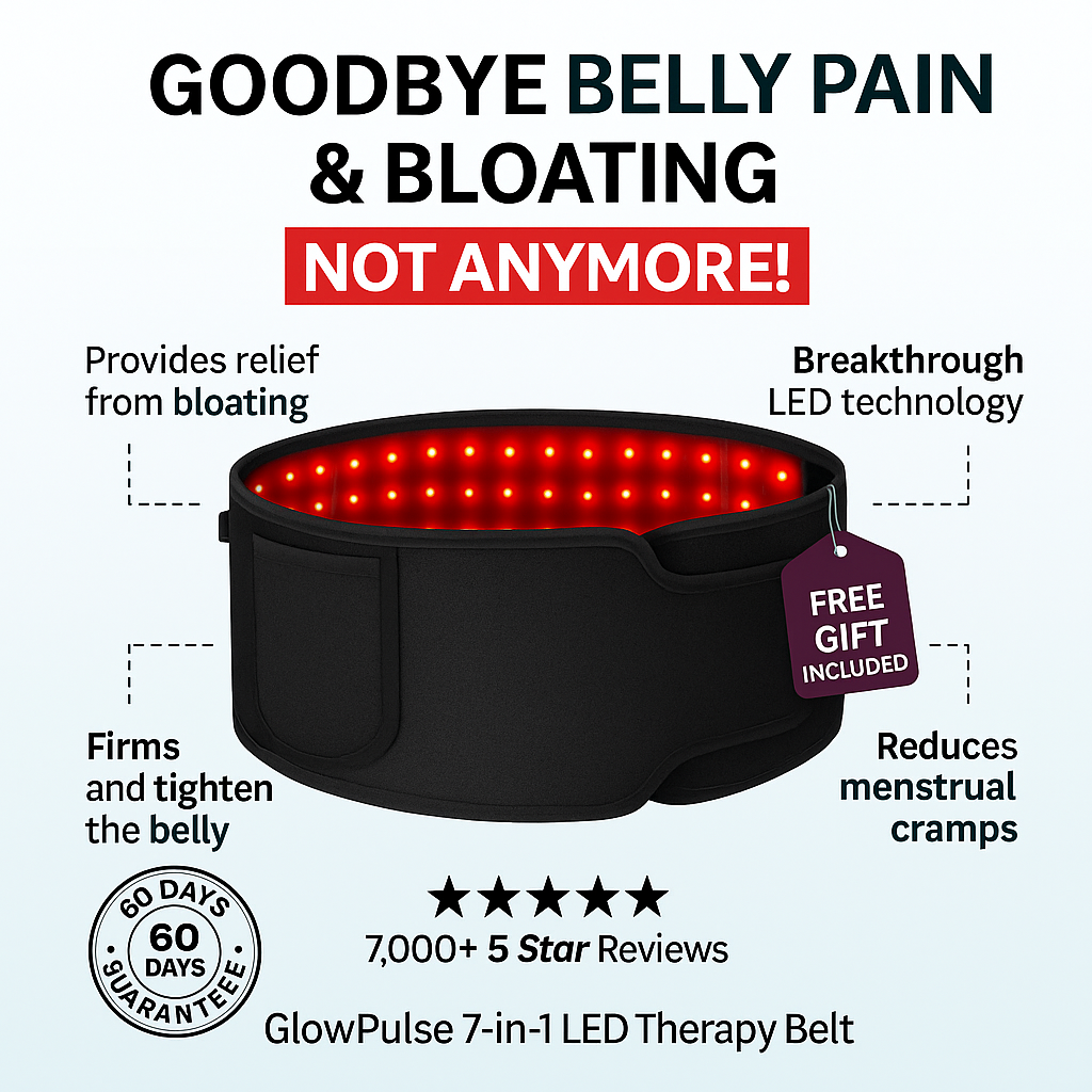 GLOWPULSE 7-in-1 LED Therapy Belt